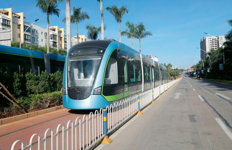 Ultra Capacitor Modern Tram for Dian'nan Line, Honghe Prefecture, Yun'nan Province